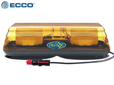 ECCO LED vilkurpaneel, Blaze Ii, 400×210 mm, kollane, 12-24 V, 1603-601204