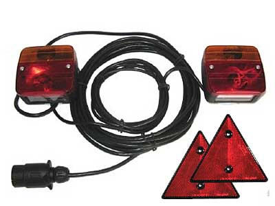 Autoline tulede komplekt haagisele, 12 V, 1606-20011