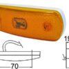 SIM LED ääretuli, 104×36 mm, kollane, 12-24 V
