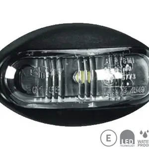 SIM LED ääretuli, 59×36 mm, valge, 12-24 V