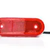 WAS LED ääretuli, 114×40 mm, punane, 12-24 V