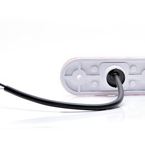 WAS LED ääretuli, 114×40 mm, punane, 12-24 V 2