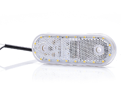 WAS LED ääretuli, 114×40 mm, valge, 12-24 V