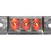 WAS LED ääretuli, 84×24 mm, punane, 12-24 V