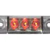 WAS LED ääretuli, 84×24 mm, punane, 12-24 V