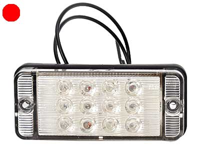 WAS LED-Tagumine udutuli, 107×47 mm, 12-24 V, 1606-27751