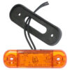 WAS LED ääretuli, 84×24 mm, kollane, 12-24 V