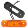 WAS LED ääretuli, 84×24 mm, kollane, 12-24 V