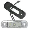 WAS LED ääretuli, 84×24 mm, valge, 12-24 V