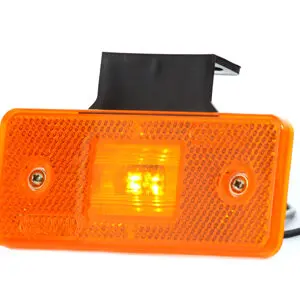 WAS LED ääretuli, 116×46 mm, kollane, 12-24 V
