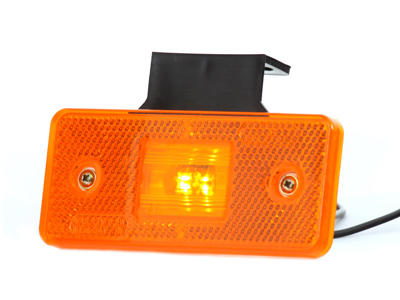 WAS LED ääretuli, 116×46 mm, kollane, 12-24 V
