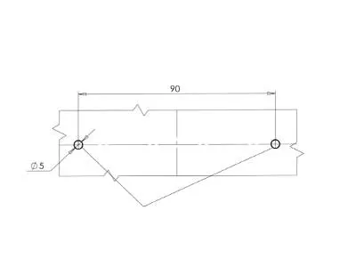 WAS LED tagatuli, 107×47 mm 5