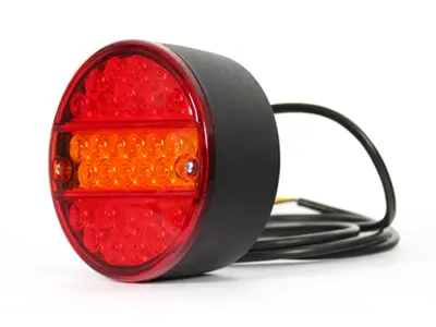 WAS LED tagatuli, 142×78 mm, 12-24 V