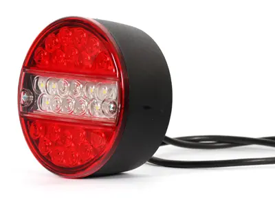 WAS LED tagatuli, 142×78 mm, 24 V, 1606-27823