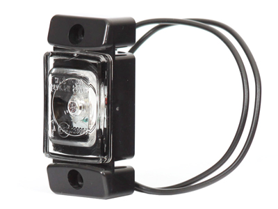 WAS LED ääretuli, 72×32 mm, valge, 12-24 V