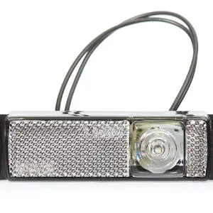 WAS LED ääretuli, 130×32 mm, valge, 12-24 V
