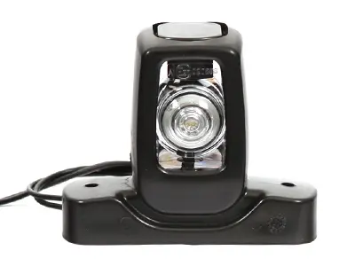 WAS LED ääretuli, 84×103 mm, valge-punane, 12-24 V