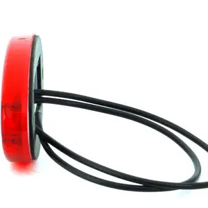 WAS LED ääretuli, 102×46 mm, punane, 12-24 V 2