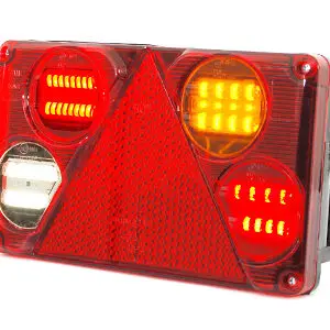WAS LED haagise tagatuli, parem, 232×142 mm
