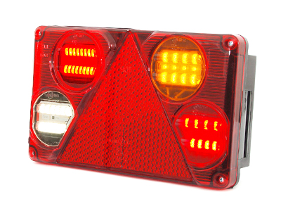 WAS LED haagise tagatuli, parem, 232×142 mm