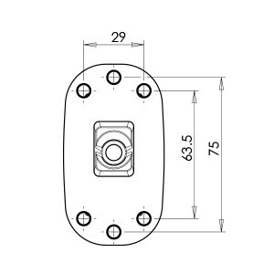 WAS LED ääretuli, 98×89 mm 4