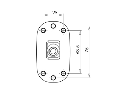 WAS LED ääretuli, 98×89 mm 4