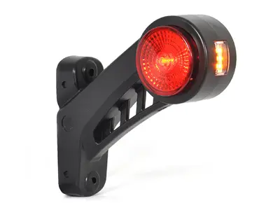 WAS LED ääretuli, parem, 130×131 mm