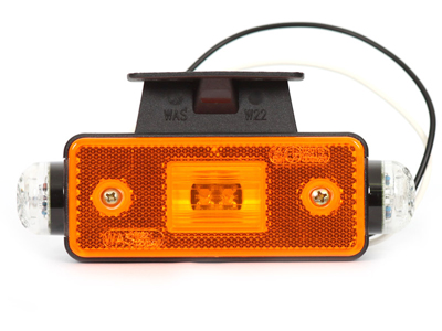 WAS LED ääretuli, 154×49 mm, kollane, 24 V