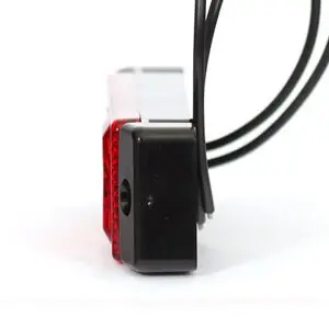 WAS LED ääretuli, 130×32 mm, punane, 12-24 V 2