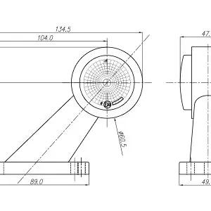 WAS LED ääretuli, parem, 108×135 mm 2