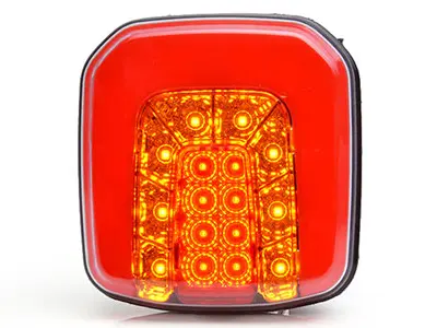 WAS LED tagatuli, 108×102 mm