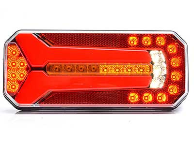 WAS LED tagatuli, 236×104 mm, 12-24 V, 1606-27892