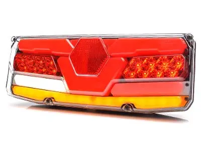 WAS LED tagatuli, parem, 350×131 mm, 12-24 V, 1606-27901