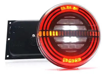 WAS LED tagatuli, parem, 142×38 mm
