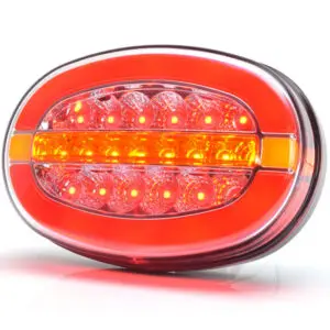 WAS LED tagatuli, 136×91 mm
