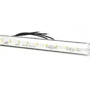 WAS LED ääretuli, 238×21 mm, valge, 12-24 V