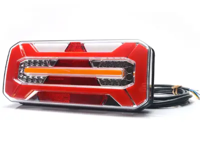 WAS LED tagatuli, parem, 306×133 mm