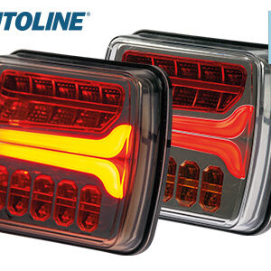 Autoline LED tagatuli, parem, 110×102 mm