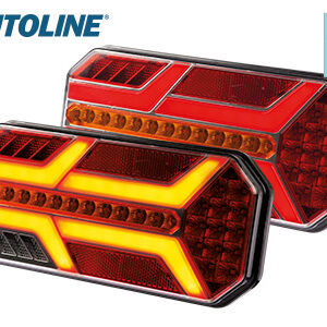 Autoline LED tagatuli, parem, 235×110 mm