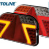 Autoline LED tagatuli, vasak, 240×140 mm