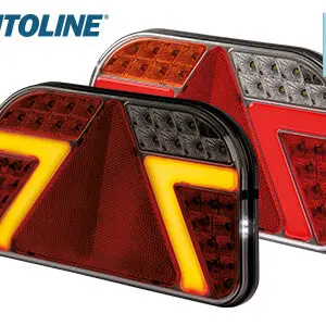 Autoline LED tagatuli, vasak, 240×140 mm