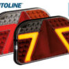 Autoline LED tagatuli, parem, 240×140 mm