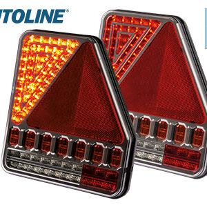 Autoline LED tagatuli, parem, 186×206 mm