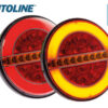 Autoline LED tagatuli, 140×30 mm