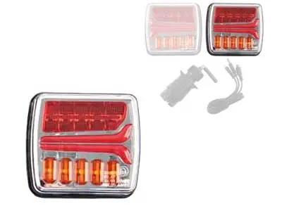 LED tagatuli, 110×103 mm, 1606-40111
