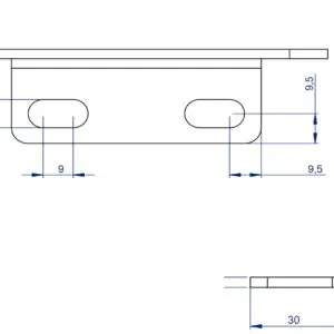 Kinnitusjalg, 115×83 mm 3