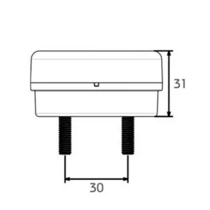 Proplast LED tagumine udutuli, PRO MINI RING 5