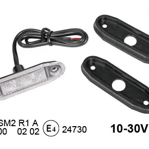LED ääretuli, 77×23 mm