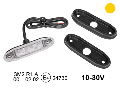LED ääretuli, 77×23 mm
