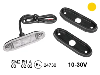 LED ääretuli, 77×23 mm